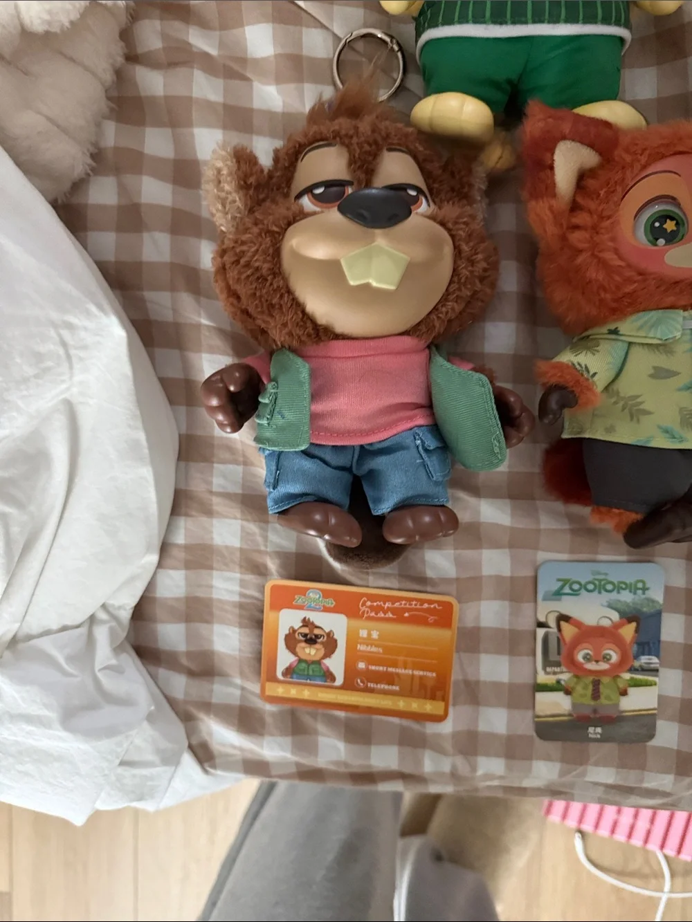 Zootopia Plush Keychain Lot — Nick, Judy, & Friends- Lot of 5
